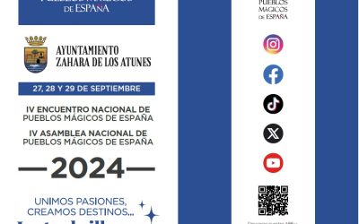 Zahara de los Atunes acoge el IV Encuentro Nacional Emprende en Pueblos Mágicos de España del 27 al 29 de septiembre de 2024
