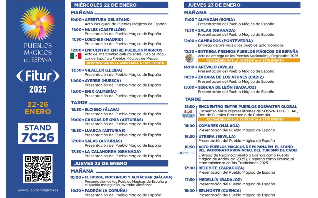 Pueblos Mágicos de España en FITUR 2025