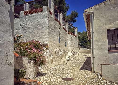 Calles de Cómpeta (Málaga)