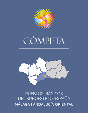 Mapa de Cómpeta (Málaga)