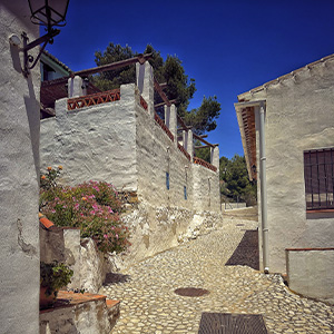 Calles de Cómpeta (Málaga)