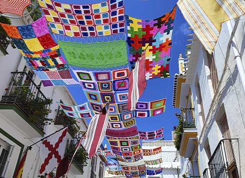 Calles de Cómpeta (Málaga)