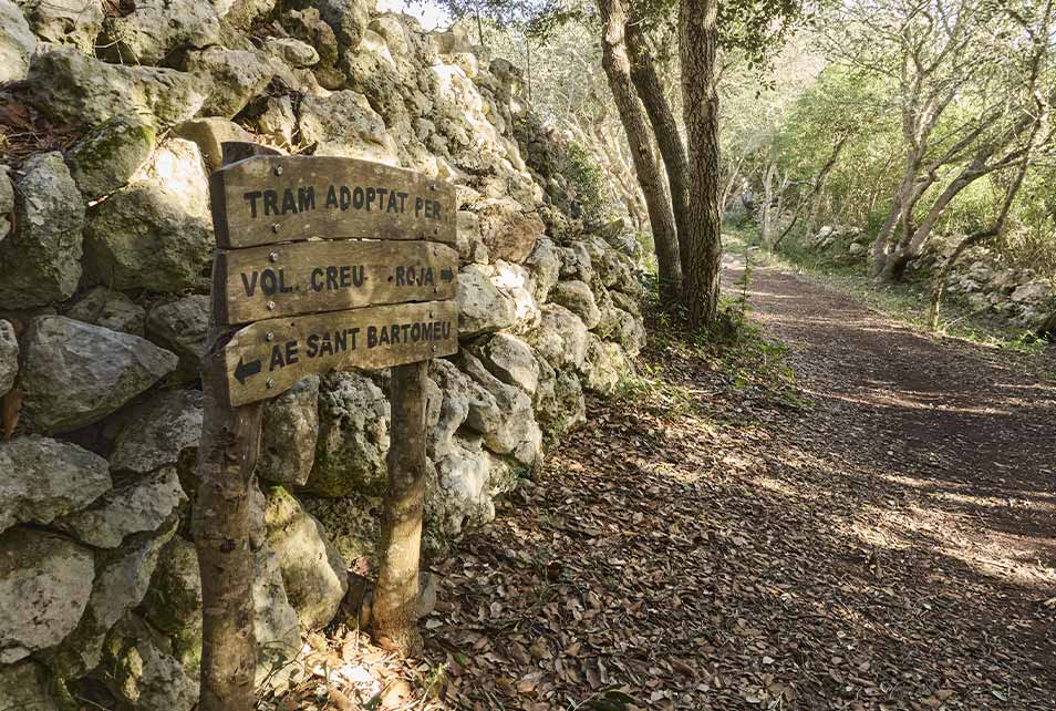 senderismo en Ferreries (Menorca)