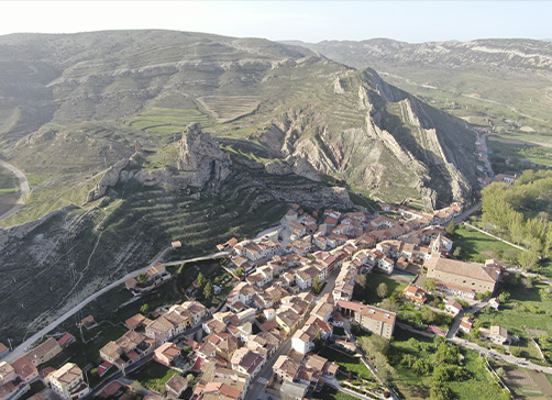 Vista panorámica de Aliaga