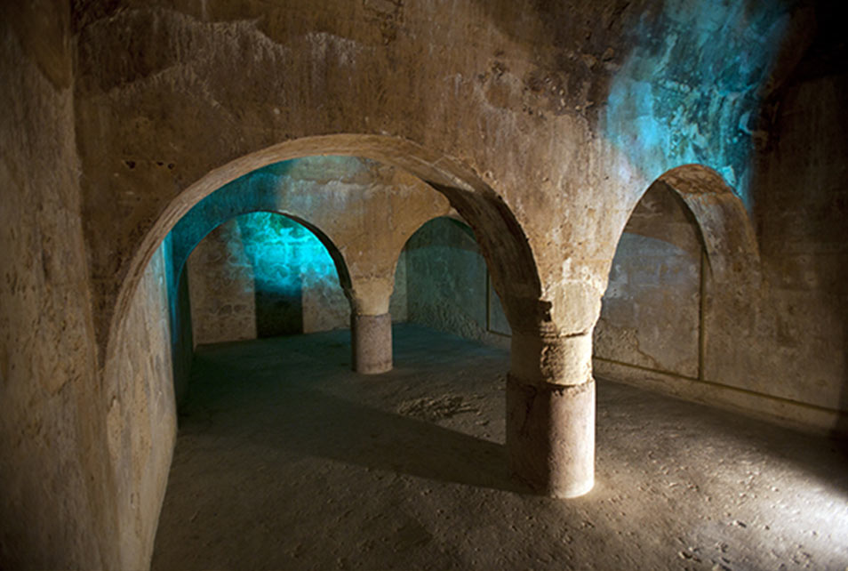 aljibe-arjona Interior del Aljibe Almohade de Arjona (Jaén)