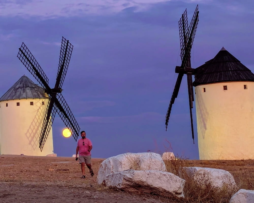Molinos e Viento en Campo de Criptana, Ciudad Real Pueblos Mágicos de España
