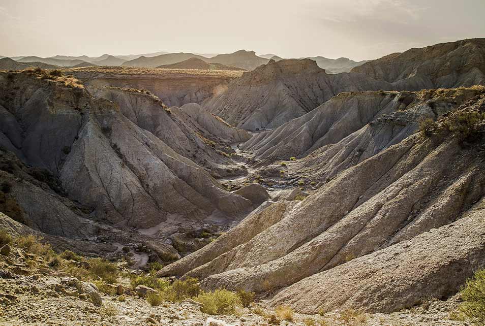 Paisaje del Desierto de Tabernas (Almería)