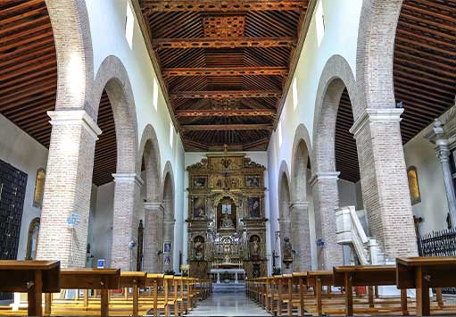 Interior Iglesia de la Encarnación Tabernas (Almería)