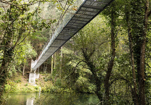 Pasarela de Trelles en Coaña