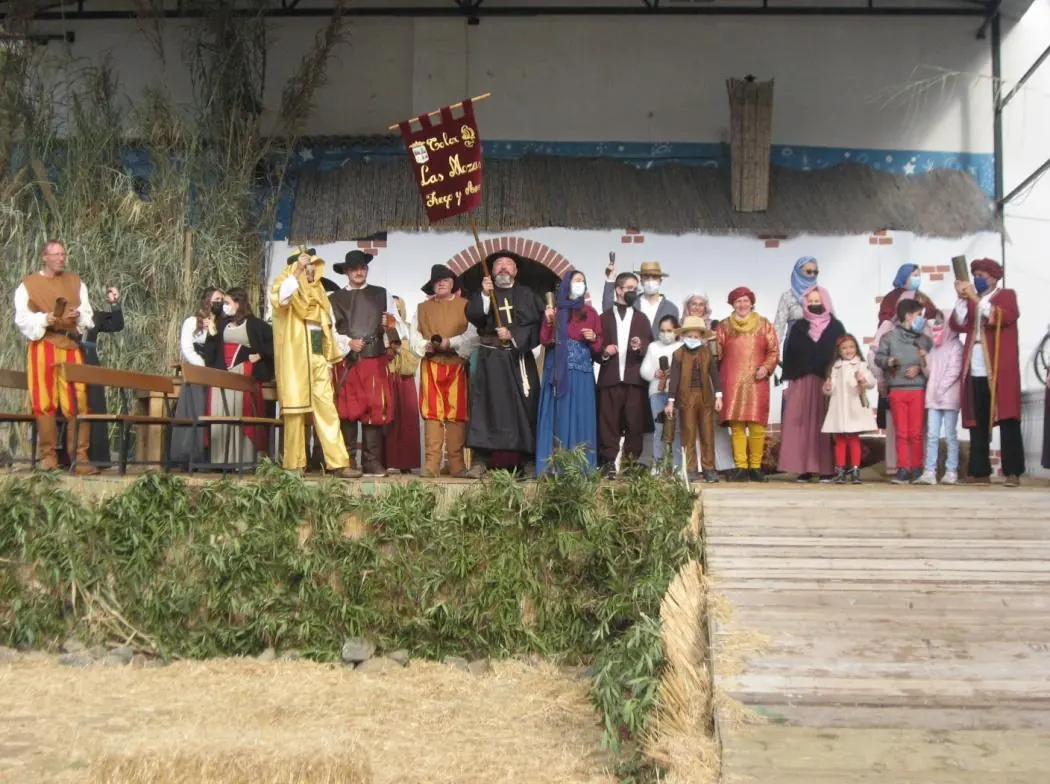 Participantes en la recreación histórica del Día de las Mozas de Tolox